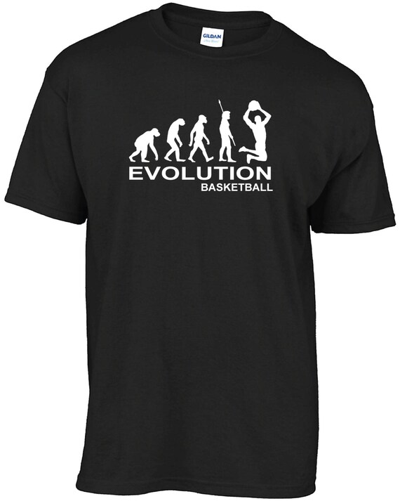 Evolution Basketball T-shirt | Etsy UK
