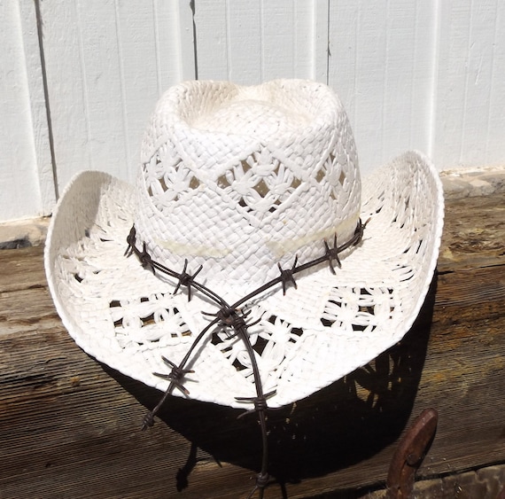 barbed wire hat band