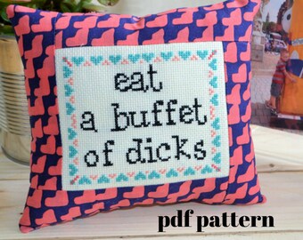 Eat a Buffet of Dicks PDF Pattern