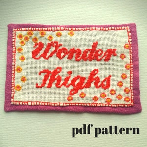 Wonder Thighs PDF Cross Stitch Pattern image 2