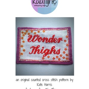 Wonder Thighs PDF Cross Stitch Pattern image 3