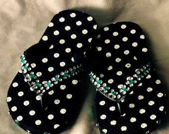 Girls Little Polka Dot Flip Flop