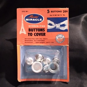 Maxant Miracle, Wrinkle free, Covered Button Set