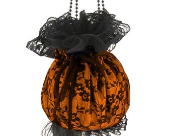 Fiesta Para Mujer 0295 Mano De Burlesco O Muñeca Con Pompadour Bombonera Forma Gótico Bolso Bolsito wSIqvv