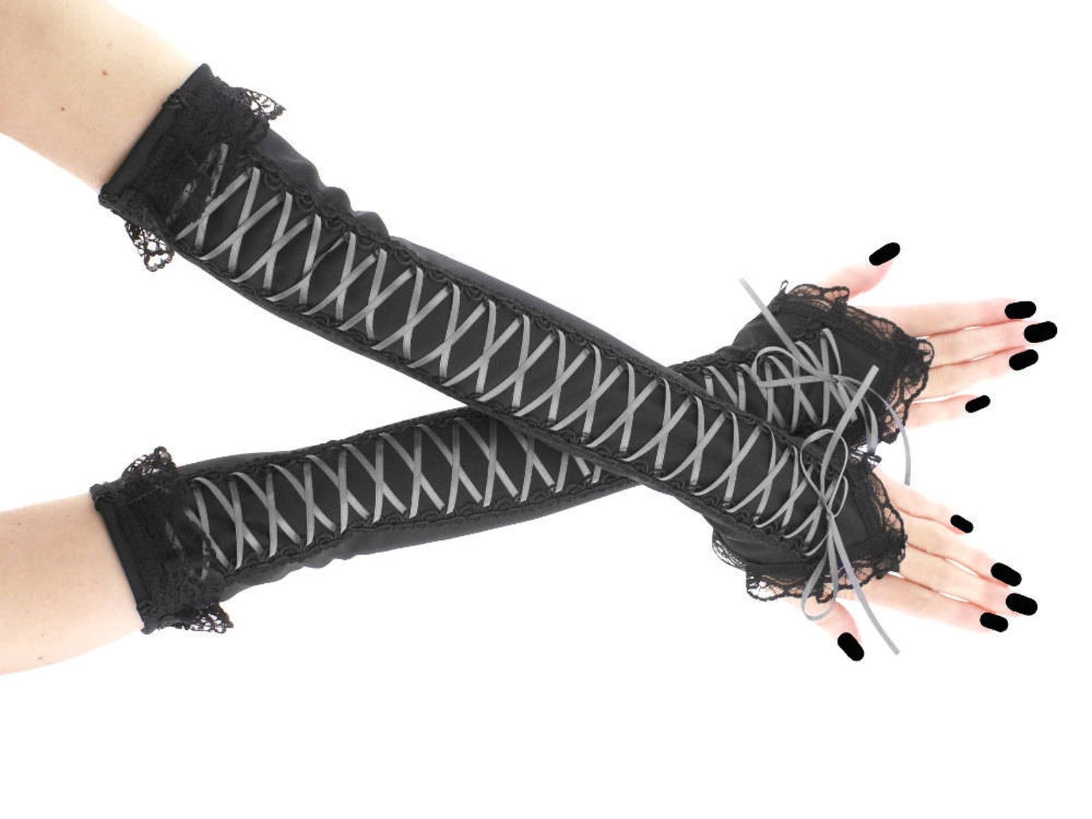 Goth arm warmers