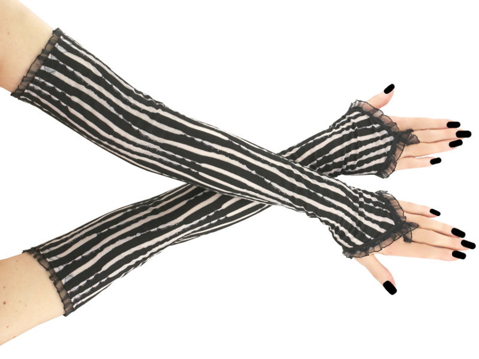 Red Gloves Extra Long Gloves Long Fingerless Gloves Arm Etsy