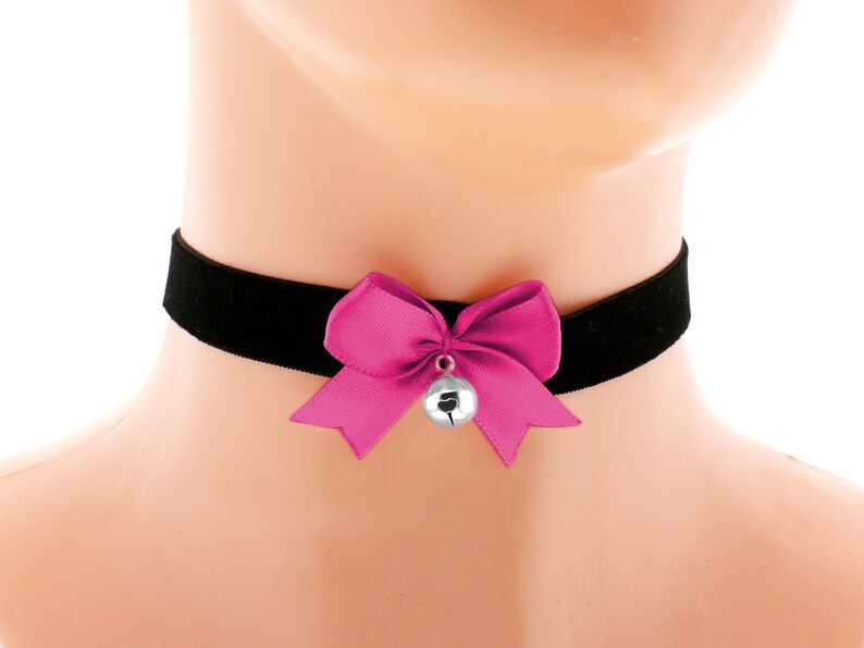 velvet choker necklace satin velvet kitten play collar ddlg collar lolita princess collar day collar kawaii bell choker kittenplay collar G1