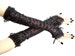 lace long fingerless gloves black and burgundy arm warmers gothic burlesque womens black lace evening gloves costume gothic wedding 27 