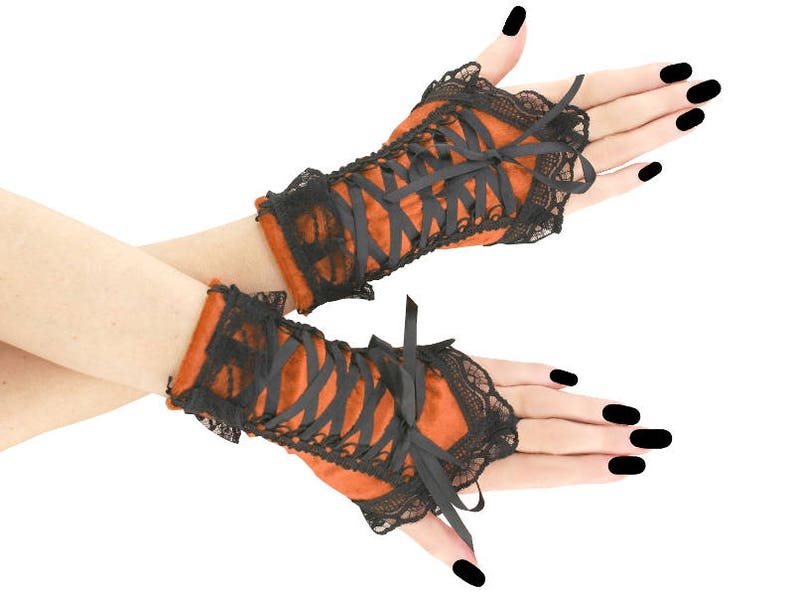 gloves womens purple gloves wrist warmers fingerless gloves formal gloves velvet gloves women black gloves gothic gloves black purple 1330