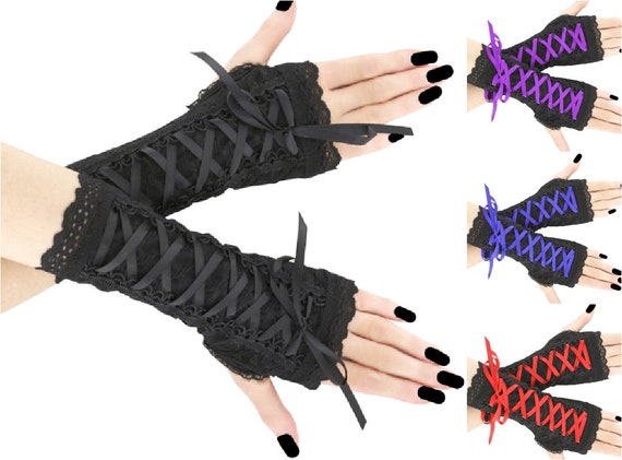 Halloween Accessoire Accessoires Handschoenen & wanten Verkleden Pootafdruk Zwarte vingerloze handschoenen Handschoenen 