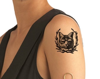 Black Owl Tattoo Etsy
