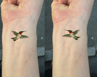Hummingbird Tattoo Etsy