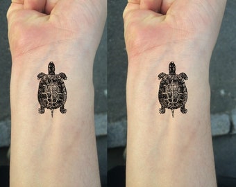 turtle tattoo etsy