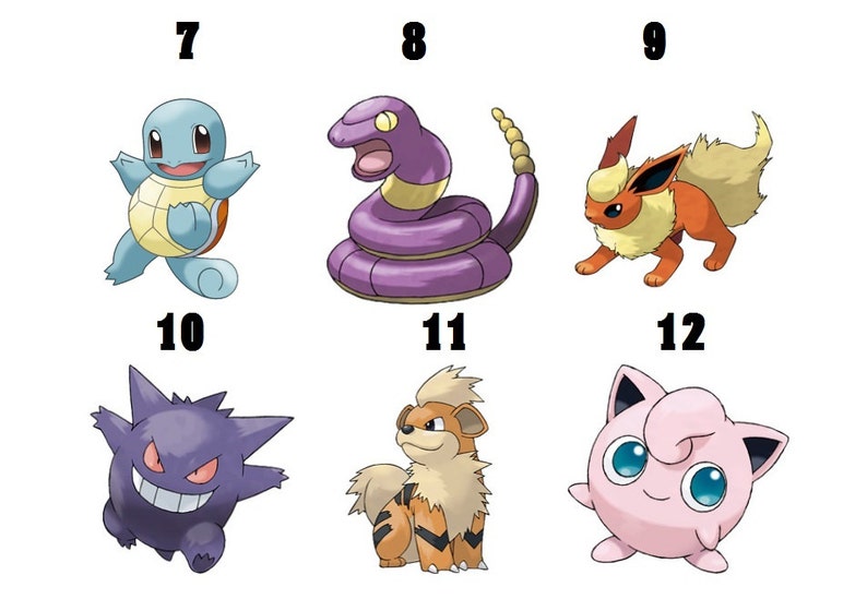 TEMPORARY TATTOO Pokemon Temporary Tattoo Various Patterns Etsy UK