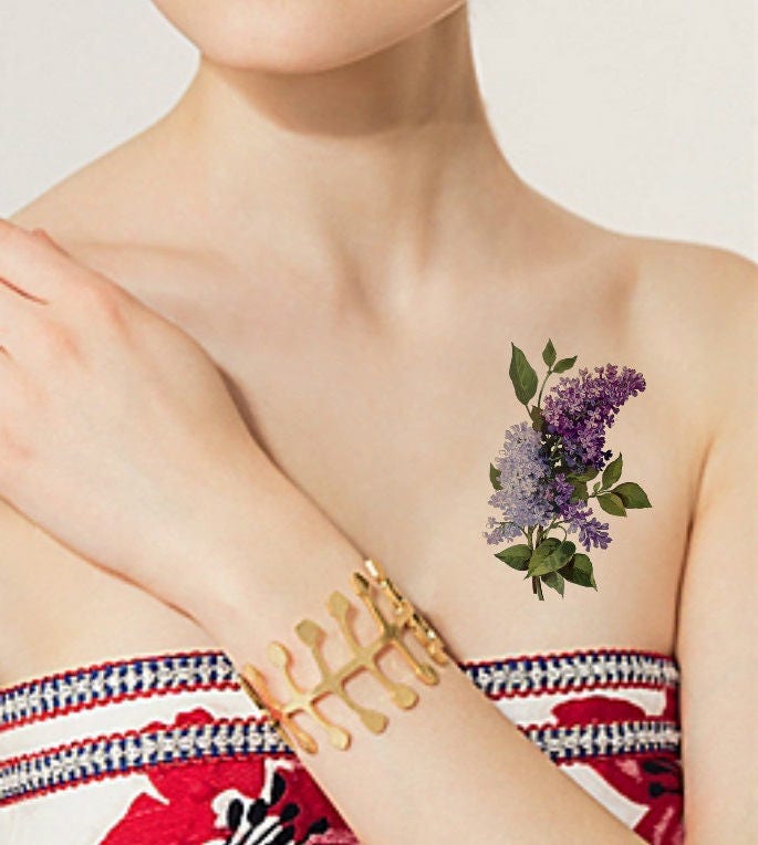 TEMPORARY TATTOO 4 X Rose / Tulip / Lily of - Etsy Singapore TEMPORARY TATTOO 4 X Rose / Tulip / Lily of - Etsy Singapore