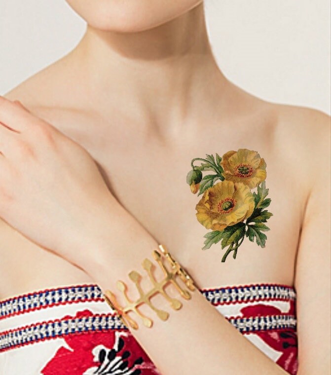 TEMPORARY TATTOO Sweet Pea Flower Tattoo / Vintage Flower - Etsy TEMPORARY TATTOO Sweet Pea Flower Tattoo / Vintage Flower - Etsy