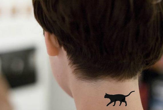 Buy Black Cat Temporary Tattoo, Removable Tattoo for Cat Lovers, Cat Mom,  Fur Friend Waterproof Fake Tattoo, Funny Tattoo Gift for Girl Friend Online  in India - Etsy