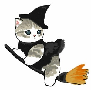 TEMPORARY TATTOO - Set of 2 Wrist Size Kitten /Cat (1.5" each)