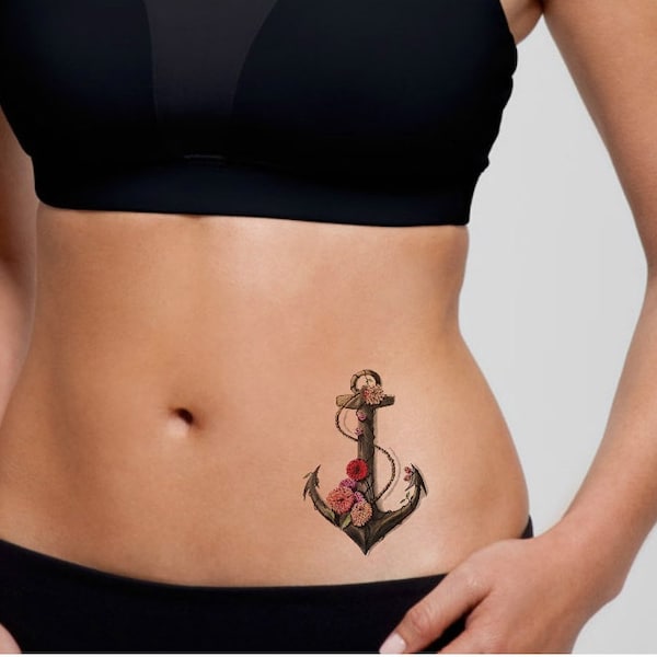 TEMPORARY TATTOO - 4 Type of Anchors