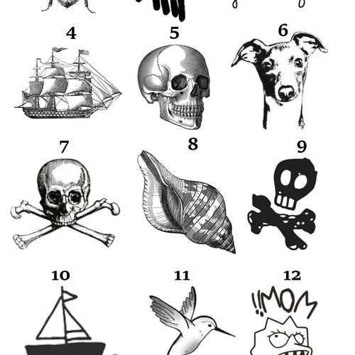 TEMPORARY TATTOO Wrist Size / Ankle Size - Etsy TEMPORARY TATTOO Wrist Size / Ankle Size - Etsy