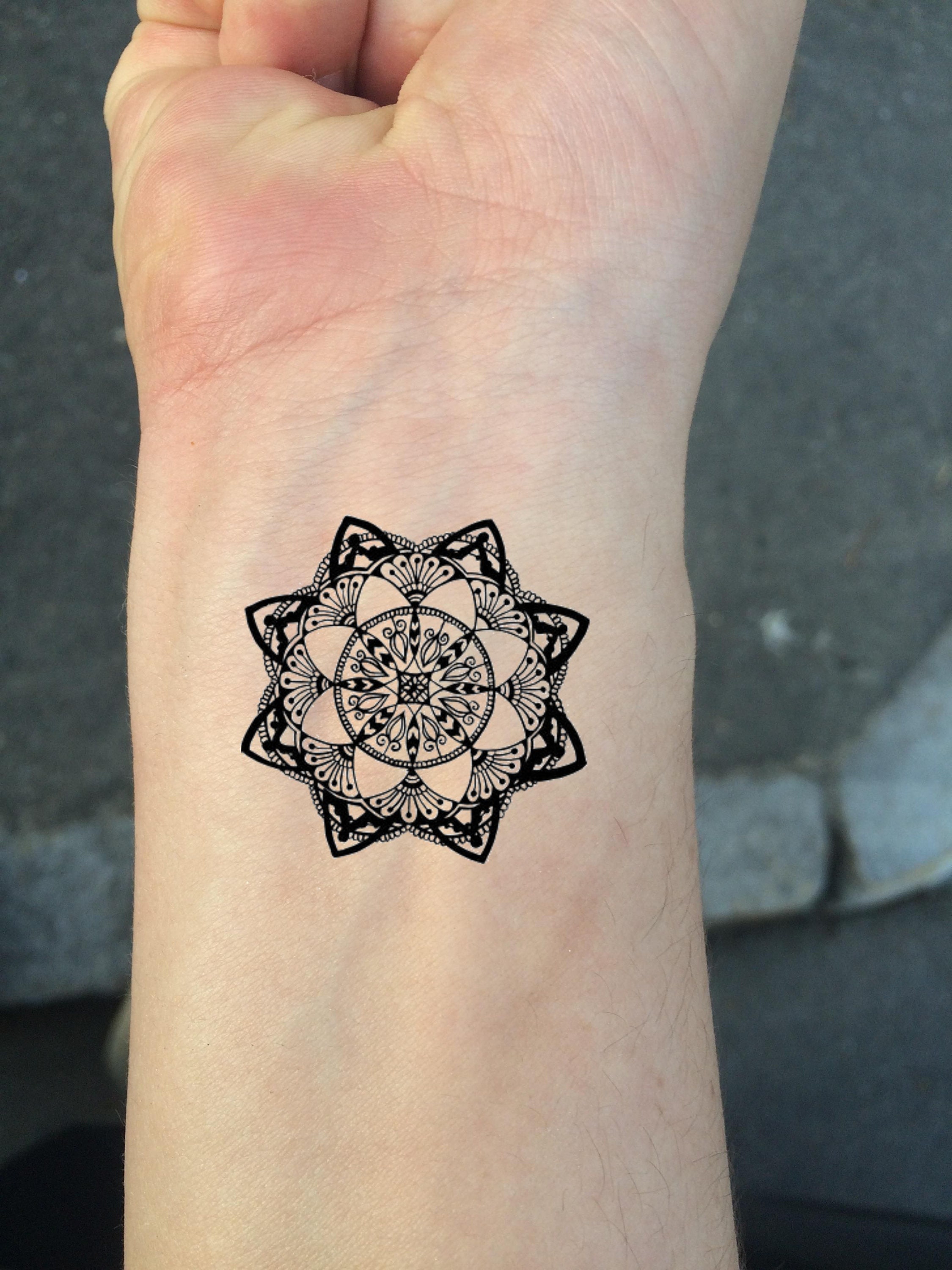 Bohemian Fake Tattoo - Etsy Bohemian Fake Tattoo - Etsy