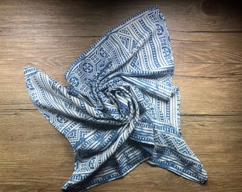 Cotton scarf, Boho style,bandana ,square scarves Neckerchief, Bag Scarf, Head Scarf, Head Wrap. 15"*15"