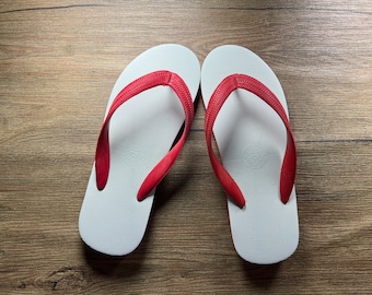 Thaise Klassieke Echte Vintage,ThaiStyle Natural Rubber Sandalen Flip flops.