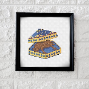 Honeydukes Chocolate Frog Cross Stitch Pattern