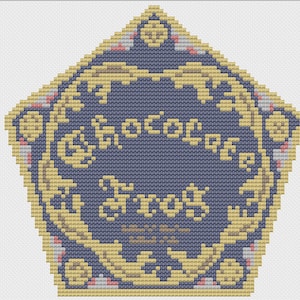 Chocolate Frog Box Cross Stitch Pattern