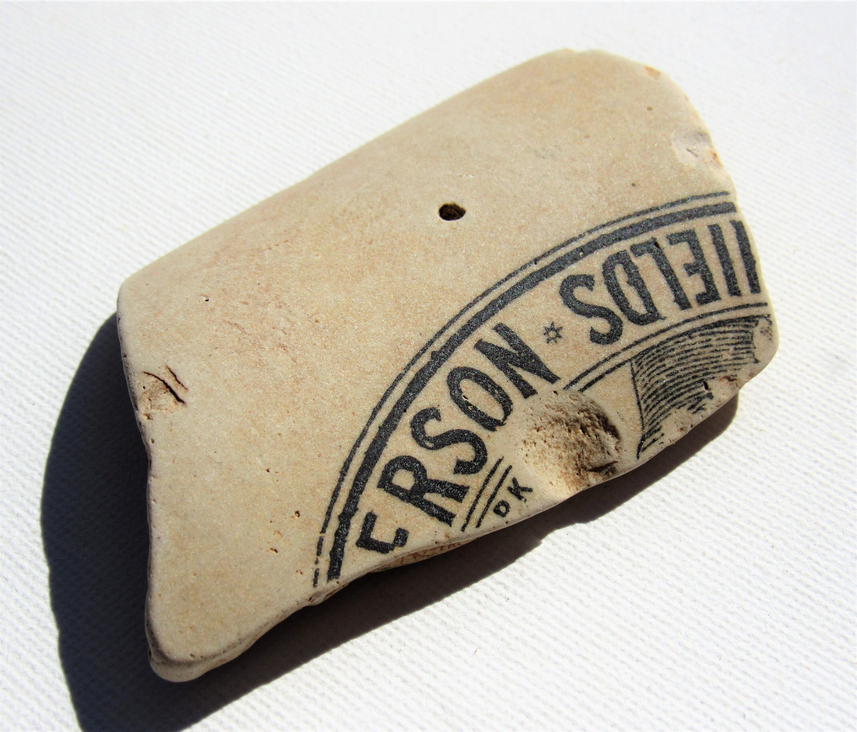 Vintage Sea Pottery With Words and Patterns Chunky Stoneware Etsy UK