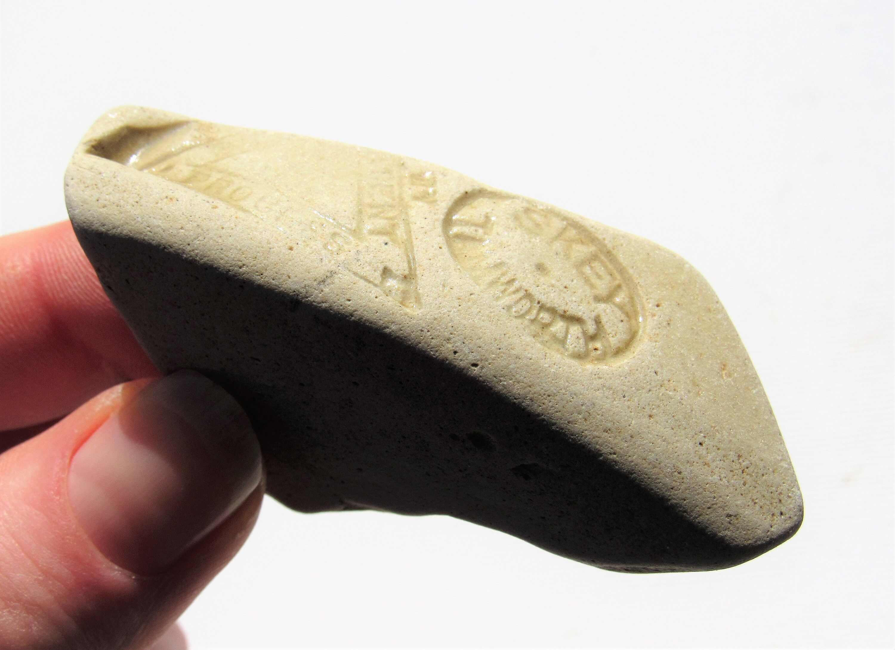 Vintage Sea Pottery With Words and Patterns Chunky Stoneware Etsy UK