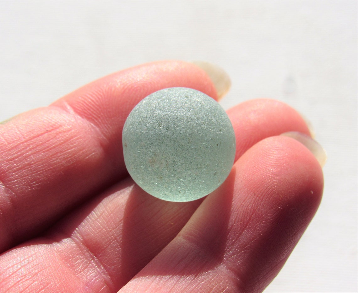 Aqua Sea Glass Marble Driftwood and Sea Pottery Stack Etsy UK