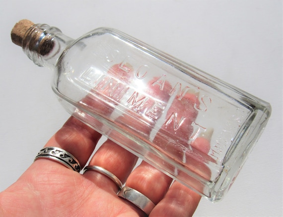 Antique Apothecary Bottle Vintage clear Little magic bottle for sale in my Etsy