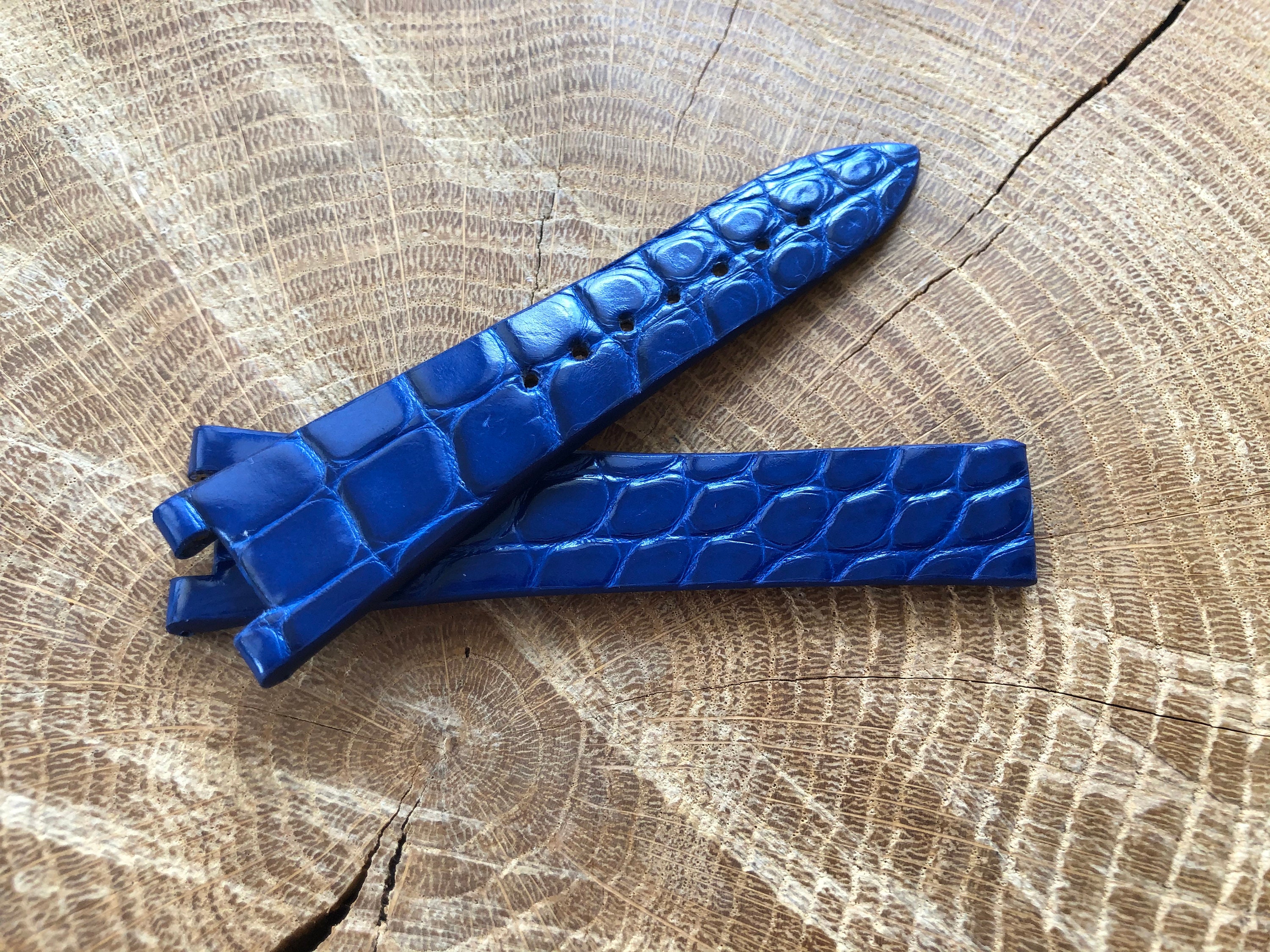 Leather Watch Strap 20x14mm for Omega 