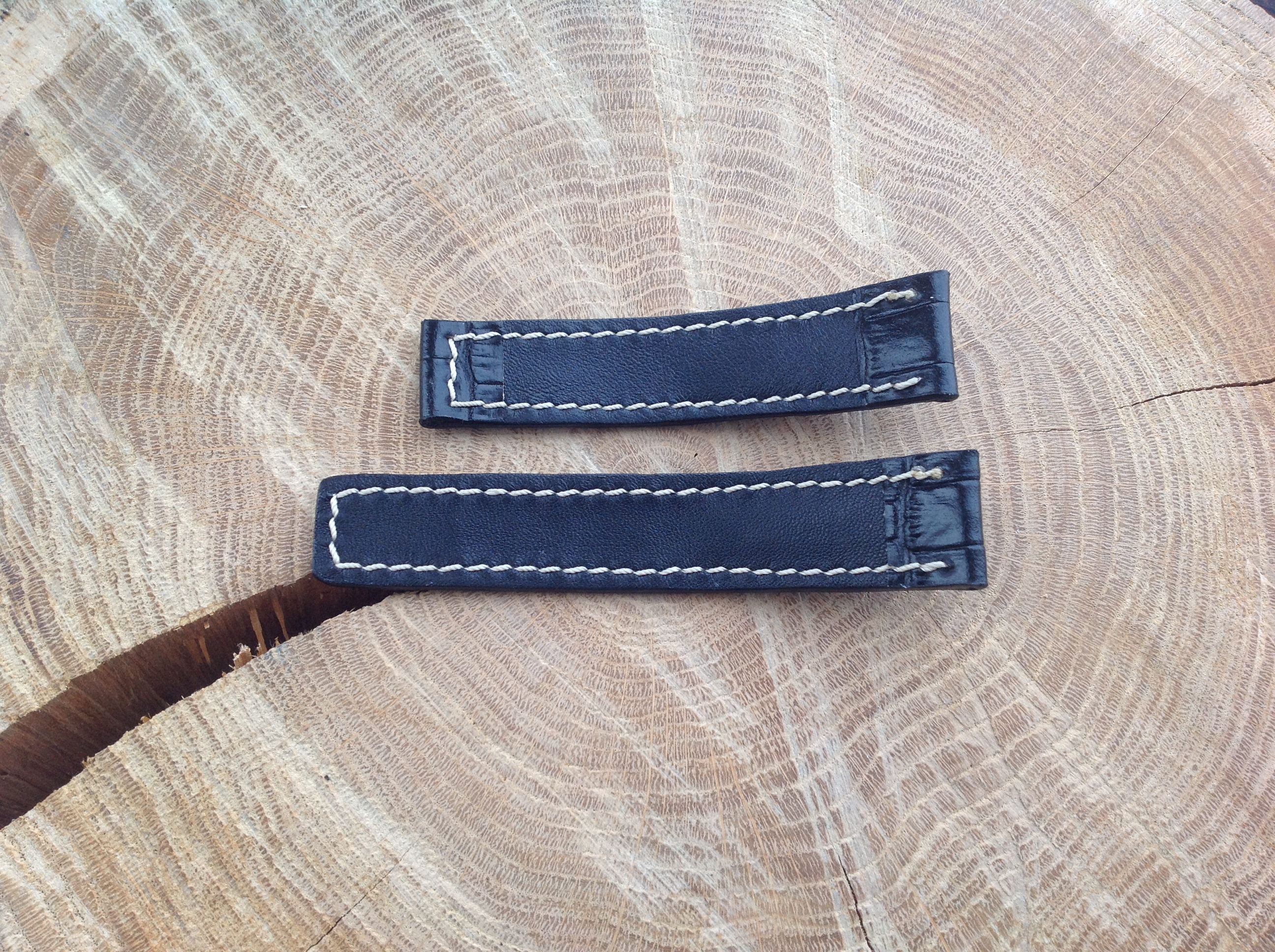 Breitling Watch Band 20mm 22mm 24mm Genuine Leather Etsy