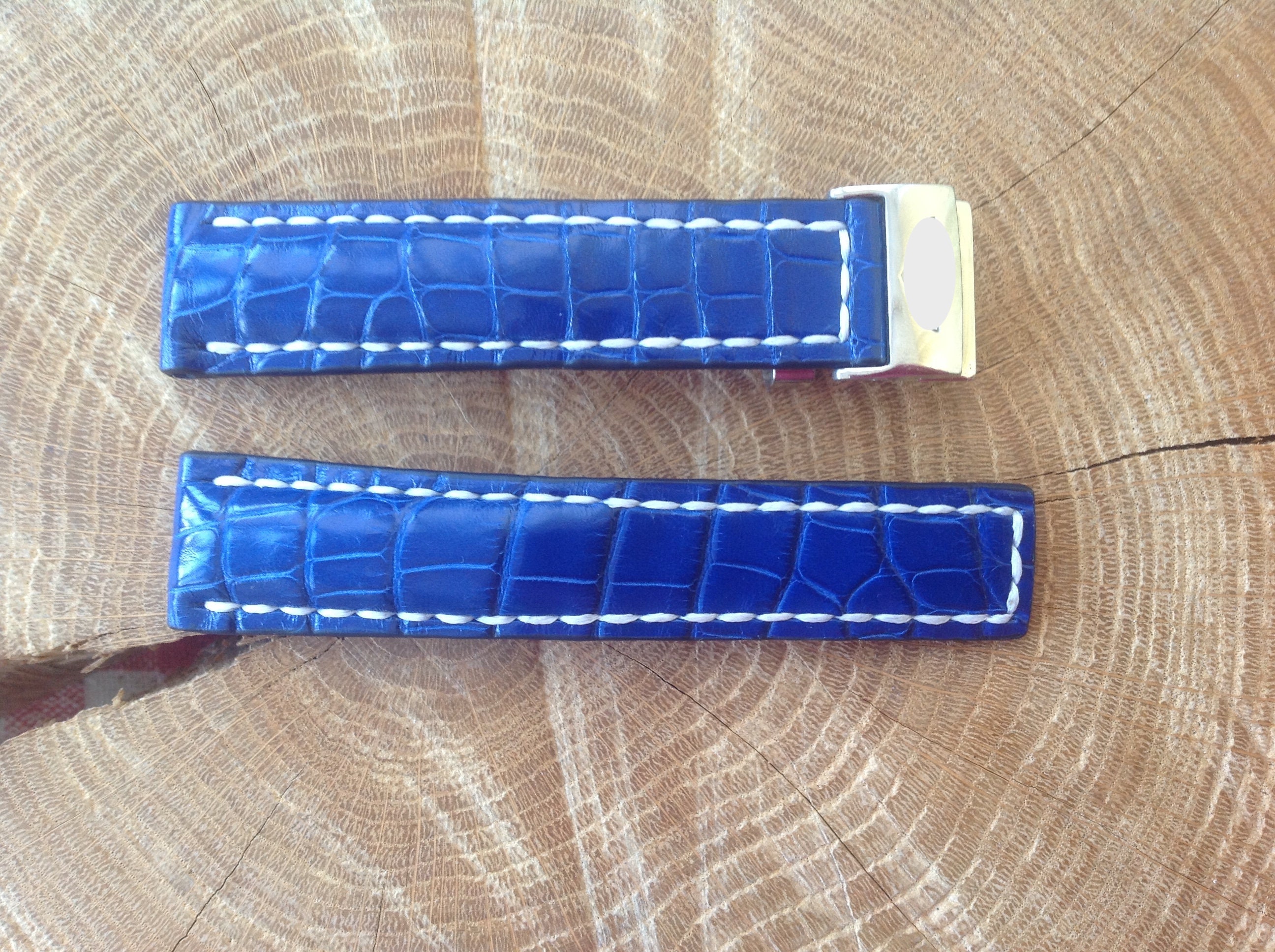 Breitling Watch Band 20mm 22mm 24mm Genuine Alligator Etsy