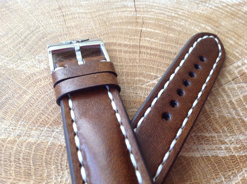 Handmade Watch Strap for Breitling Watch Band 22mm Genuine | Etsy