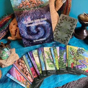 Juego de barajas y libros del oráculo Plant Spirit, segunda edición