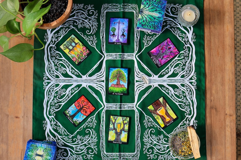 The Tarot of Trees Sixth edition Deck & Book Set - 80 Card Deck image 4