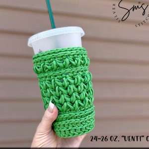 SIX CROCHET Patterns Crochet Pattern, CoffeeCozy Pattern, FOX Lake Cup Cozy, Coffee Sleeve, Coffee Cup Cozy, Crochet Cozy Pattern, Tutorial