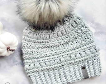 MADISON Beanie, Crochet Pattern, Worsted Weight, Crochet Hat Pattern, Crochet Beanie, Crochet Pattern Hat, Crochet Pattern, Crochet Beanie