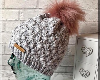 Crochet Pattern, Crochet Hat Pattern, Crochet Beanie Pattern, SHERWOOD Beanie, Crochet Toque Pattern, Womens Hat Pattern, Winter Hat Pattern