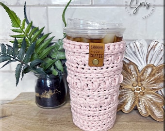 Brighton Cold Cup Cozy Crochet Pattern: Coffee Sleeve (PDF Pattern)