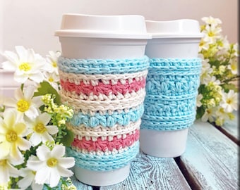 Brighton Crochet Cup Cozy Pattern: Hot Coffee Sleeve (PDF Pattern)