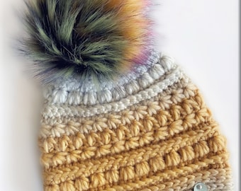 MADISON BEANIE CROCHET Pattern, Bulky Crochet Hat Pattern, Crochet Beanie, Crochet Pattern Hat, Crochet Pattern, Crochet Toque, Crochet, New
