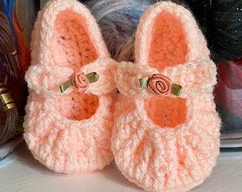 Mary Jane Style Baby Bootie Shoe
