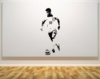 Neymar PCG Footballer Wall Art Logo Sticker wall decal sport Vinyl Mural Paris