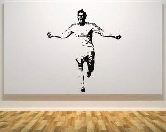 Gareth Bale Wales Footballer Quote Removable WALL STICKER Sports Decal Wall Art