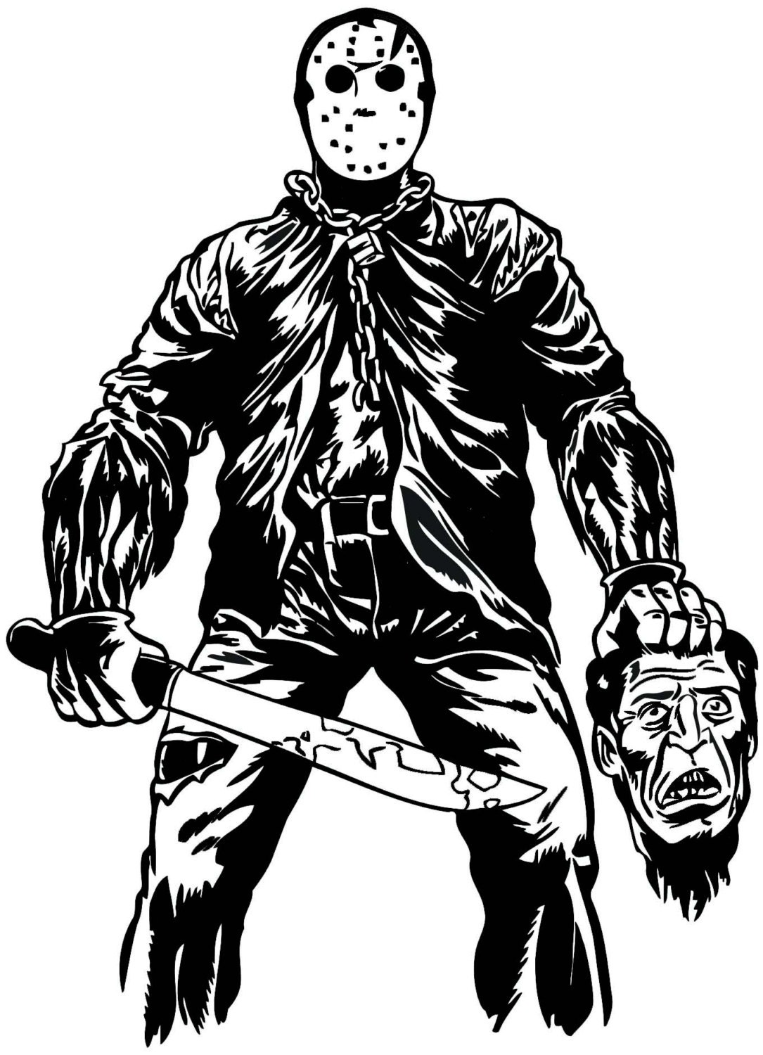 Evil de Jason Voorhees viernes 13 Halloween Kids dormitorio de | Etsy
