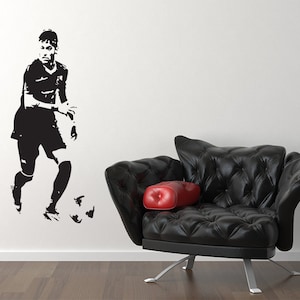Neymar Da Silva Fußballer stehend feiern Fußball-Fußballer Kinder Kinder Schlafzimmer Wand Kunst Aufkleber Bild Aufkleber